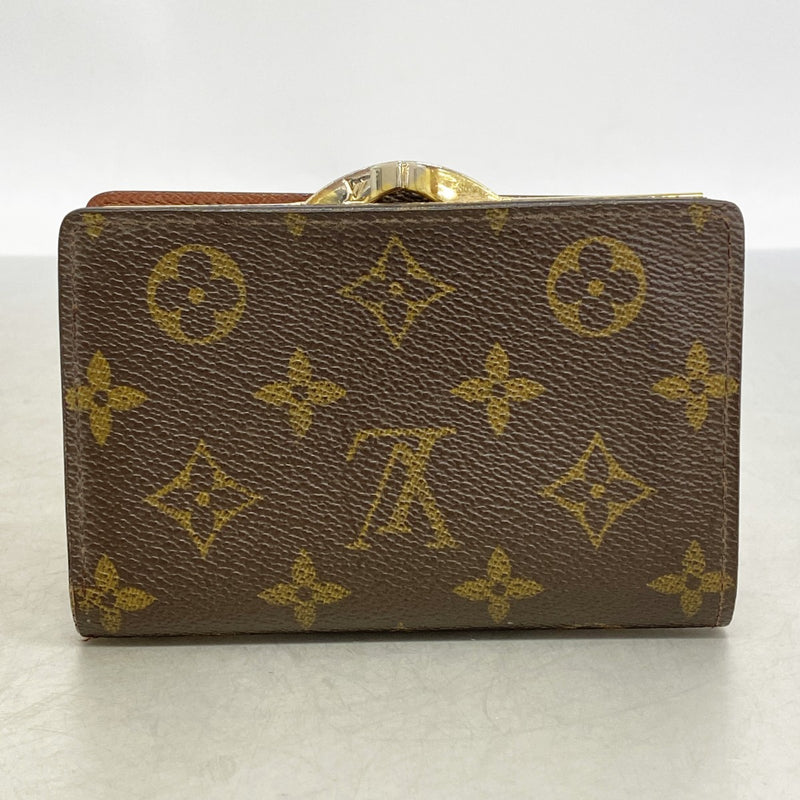 【6gd5168】ルイヴィトン 財布 モノグラム ポルトモネビエヴィエノワ M61663 ブラウン【中古】レディース