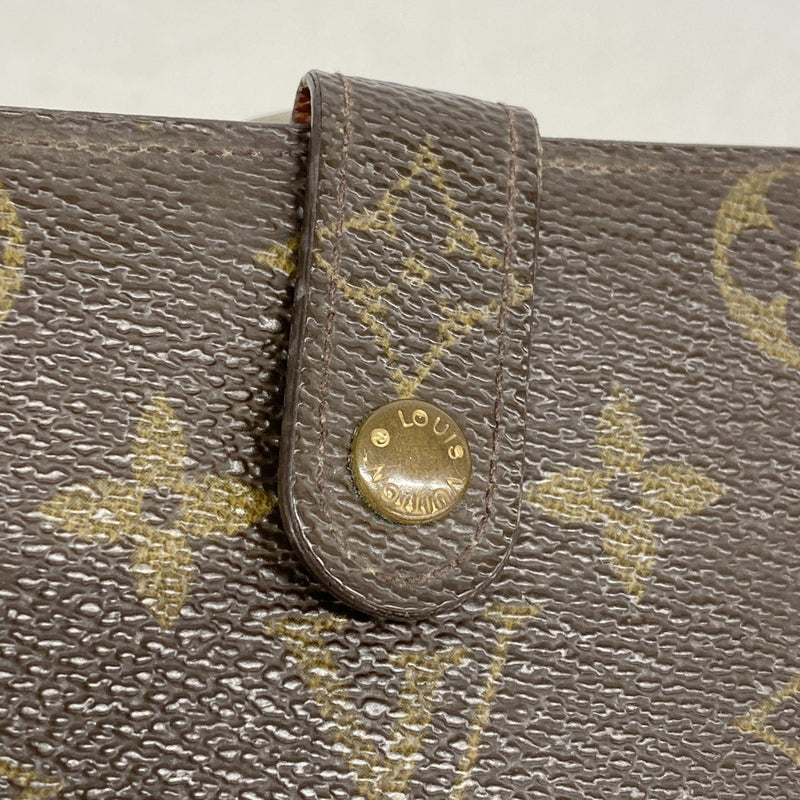 【6gd5168】ルイヴィトン 財布 モノグラム ポルトモネビエヴィエノワ M61663 ブラウン【中古】レディース