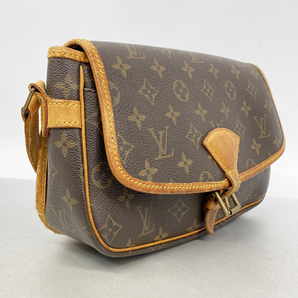 【6gd5175】ルイヴィトン ショルダーバッグ モノグラム ソローニュ M42250 ブラウン【中古】レディース