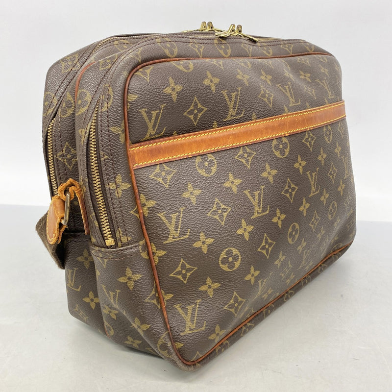 【6gd5178】ルイヴィトン ショルダーバッグ モノグラム リポーターGM M45252 ブラウン【中古】メンズ レディース ユニセックス