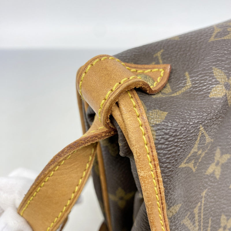【6gd5179】ルイヴィトン ショルダーバッグ モノグラム ソミュール30 M42256 ブラウン【中古】レディース