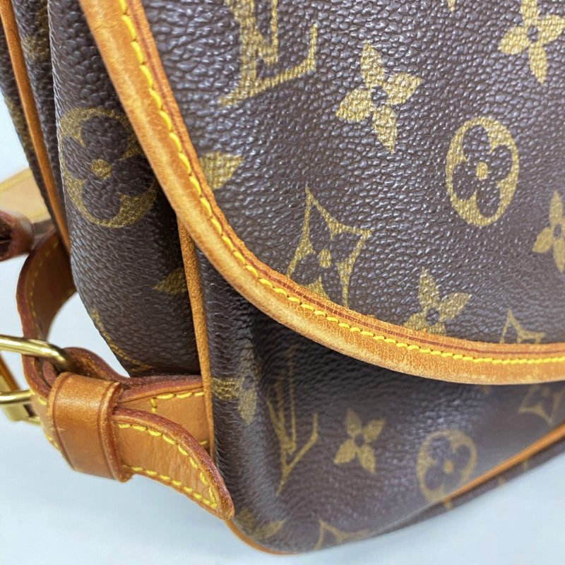 【6gd5179】ルイヴィトン ショルダーバッグ モノグラム ソミュール30 M42256 ブラウン【中古】レディース