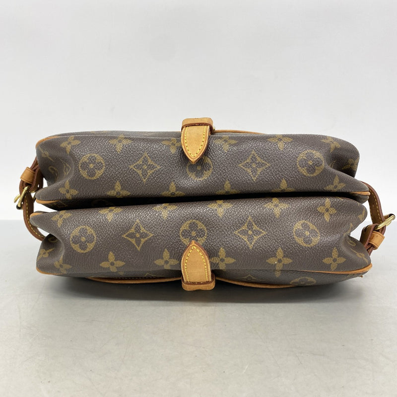 【6gd5179】ルイヴィトン ショルダーバッグ モノグラム ソミュール30 M42256 ブラウン【中古】レディース