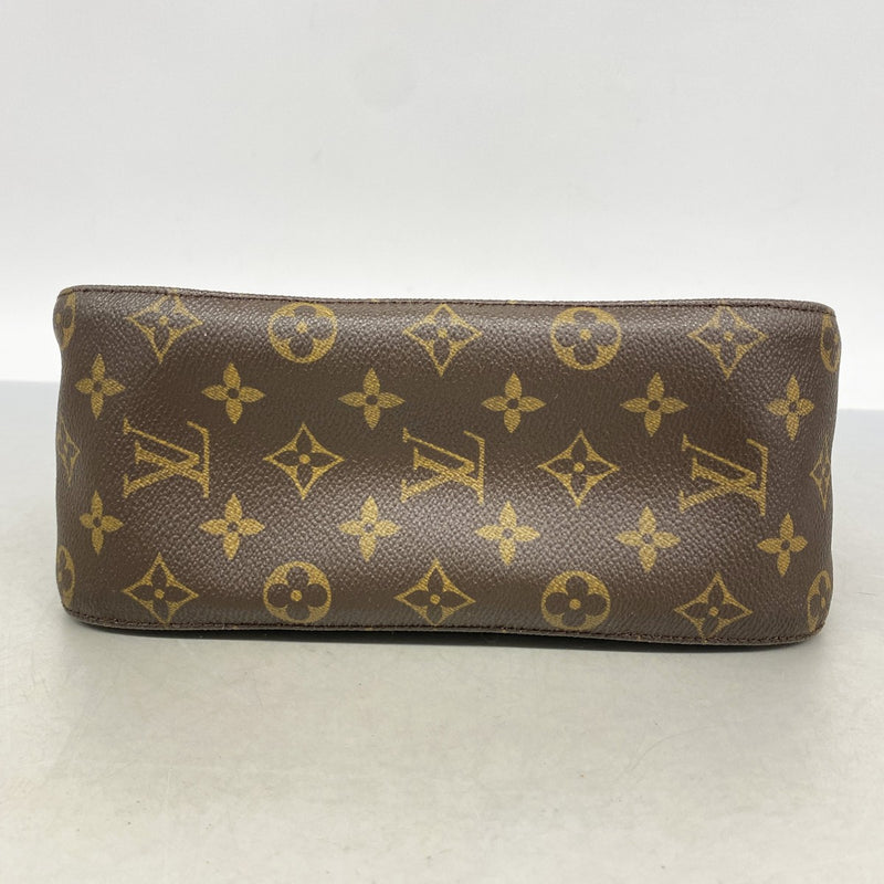 【6gd5180】ルイヴィトン ショルダーバッグ モノグラム ルーピングMM M51146 ブラウン【中古】レディース