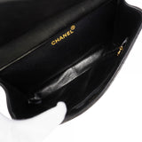【6gd5184】シャネル ショルダーバッグ マトラッセ Wチェーン ダブルフェイス ラムスキン ブラック ゴールド金具【中古】レディース