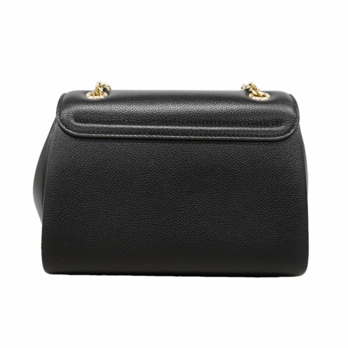 【6gd5186】カルティエ ショルダーバッグ パンテール レザー ブラック シャンパンゴールド金具【中古】レディース
