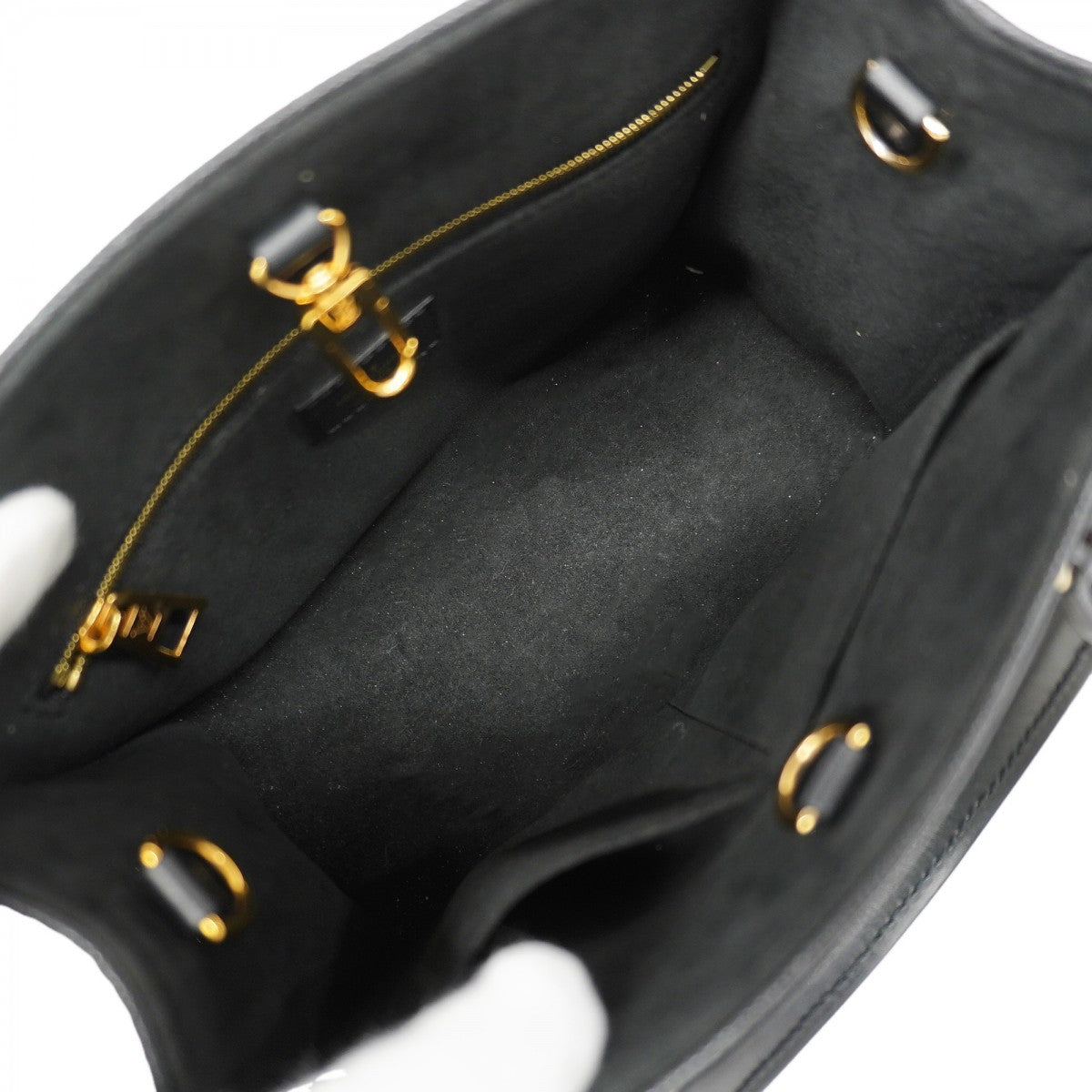 【6gd5189】ルイヴィトン ハンドバッグ モノグラム・アンプラント オンザゴーPM M45653 ノワール 2wayバッグ【中古】レディース