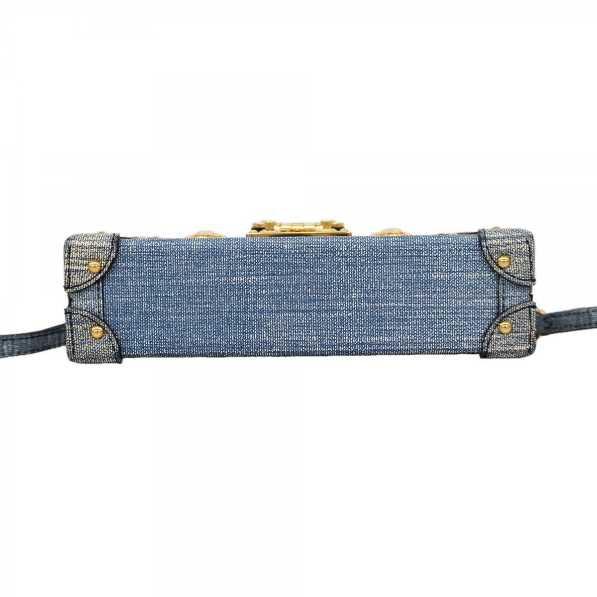 【6gd5197】ルイヴィトン ショルダーバッグ プティットマル M54589 ブルー【中古】レディース