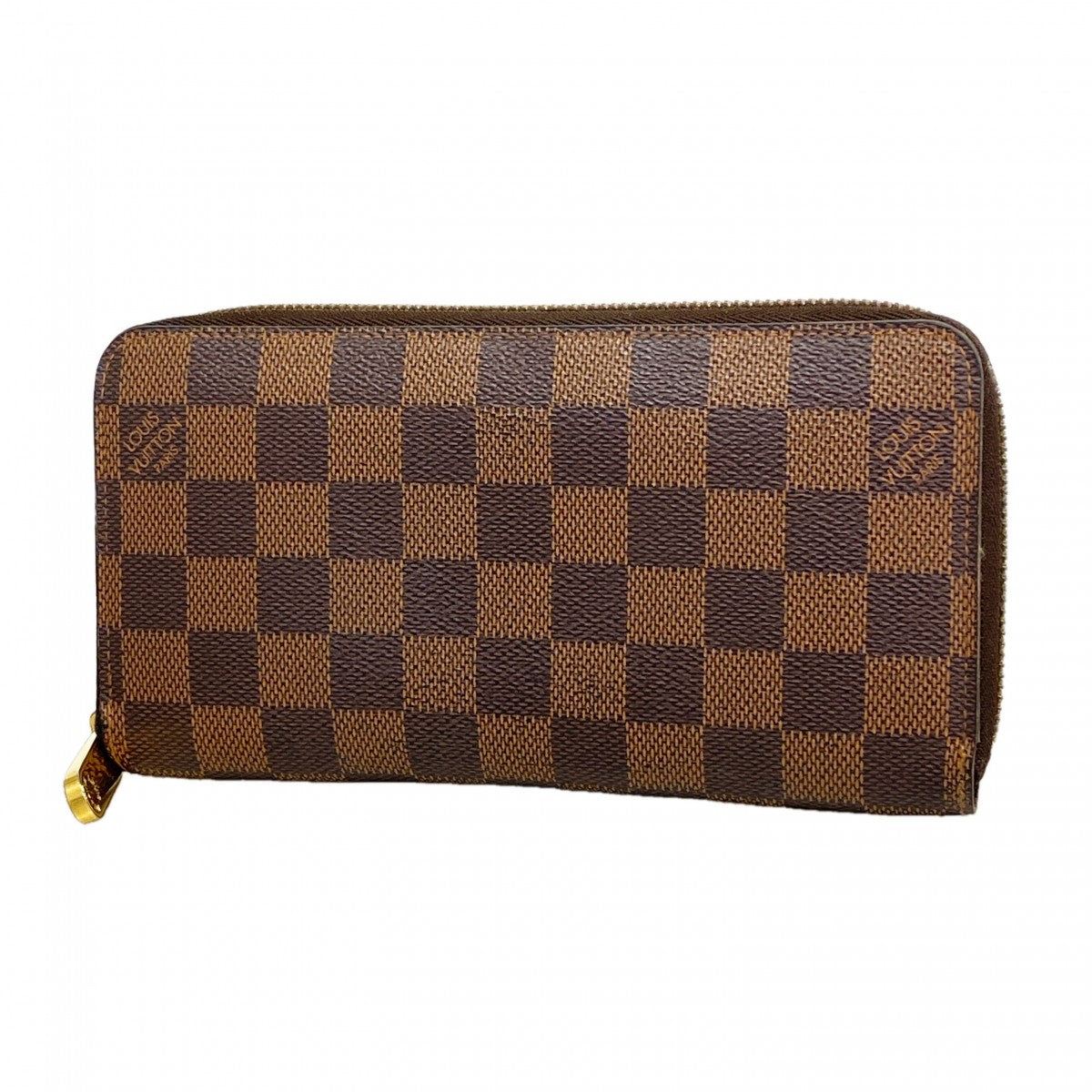 【6gd5200】ルイヴィトン 長財布 ダミエ ジッピーウォレット N60015 エベヌ【中古】メンズ レディース ユニセックス