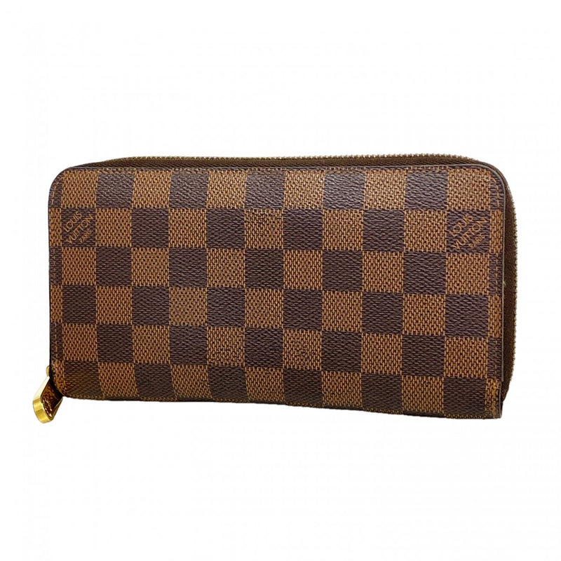 【6gd5200】ルイヴィトン 長財布 ダミエ ジッピーウォレット N60015 エベヌ【中古】メンズ レディース ユニセックス