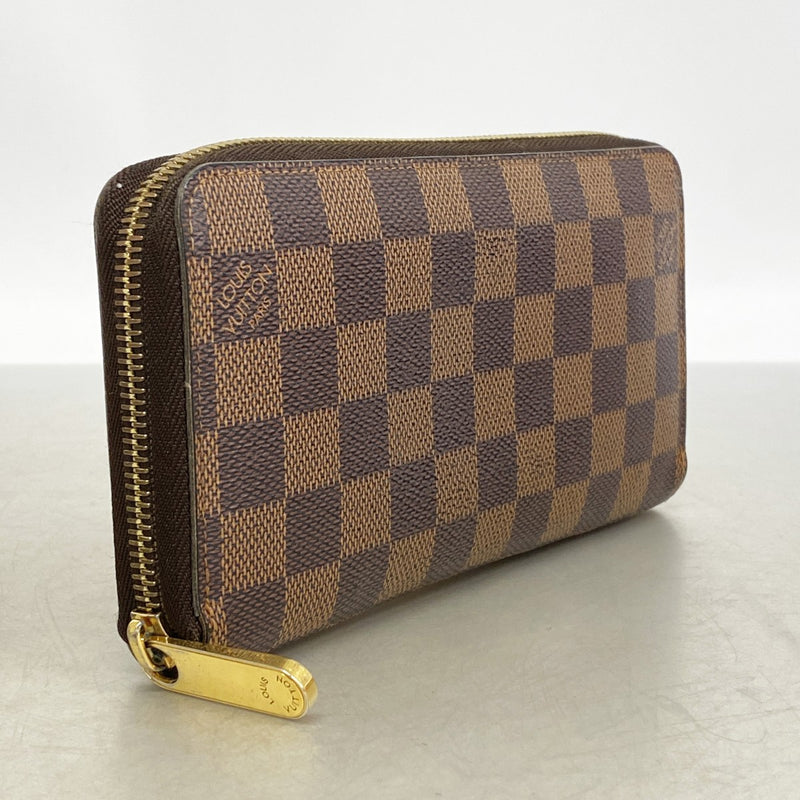 【6gd5200】ルイヴィトン 長財布 ダミエ ジッピーウォレット N60015 エベヌ【中古】メンズ レディース ユニセックス