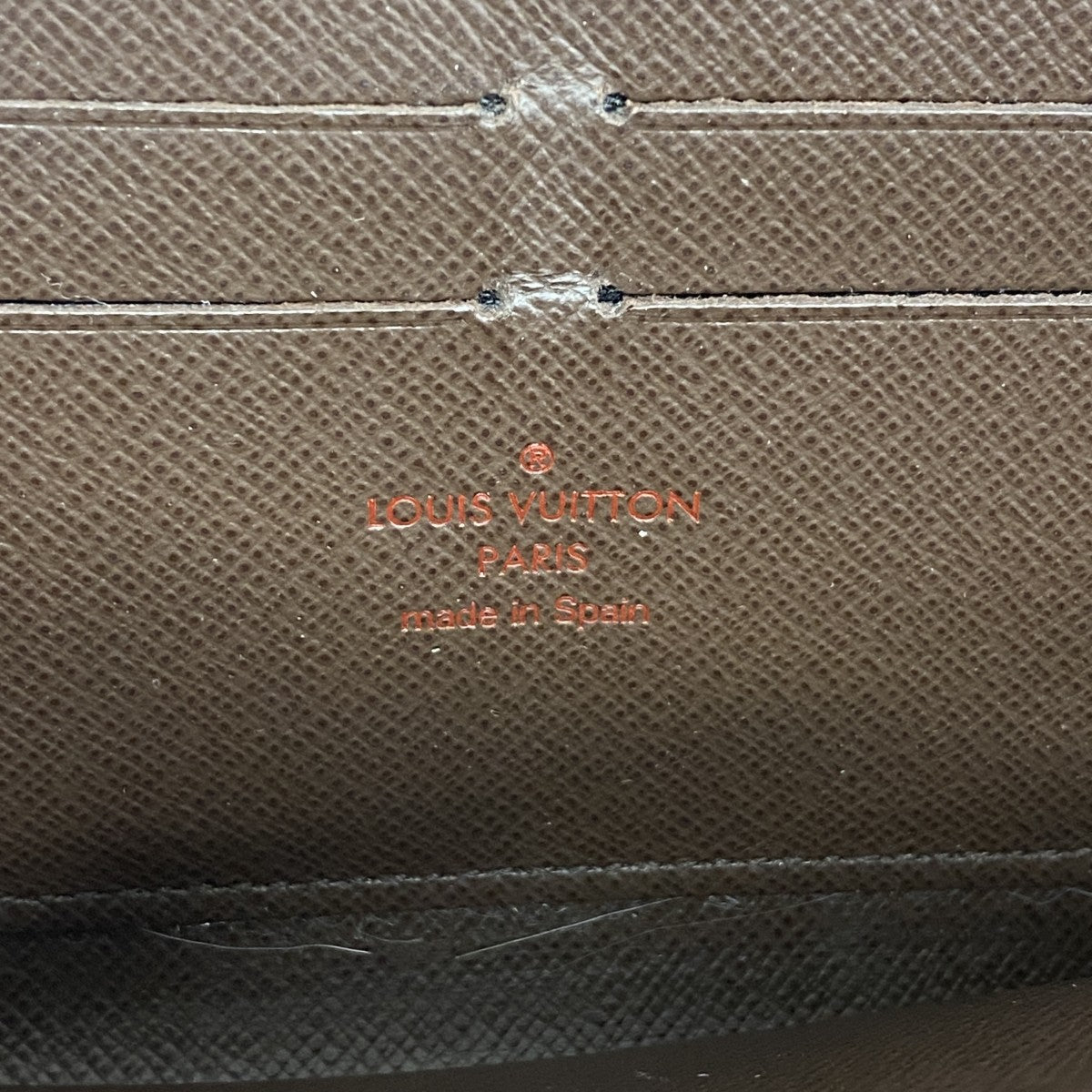 【6gd5200】ルイヴィトン 長財布 ダミエ ジッピーウォレット N60015 エベヌ【中古】メンズ レディース ユニセックス