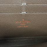 【6gd5200】ルイヴィトン 長財布 ダミエ ジッピーウォレット N60015 エベヌ【中古】メンズ レディース ユニセックス