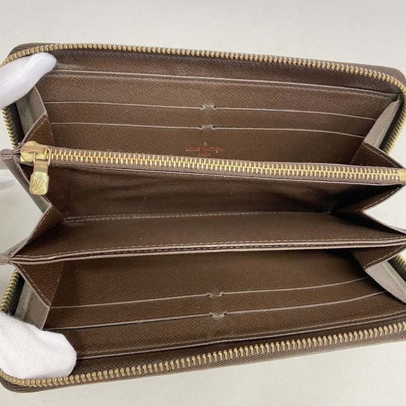 【6gd5200】ルイヴィトン 長財布 ダミエ ジッピーウォレット N60015 エベヌ【中古】メンズ レディース ユニセックス