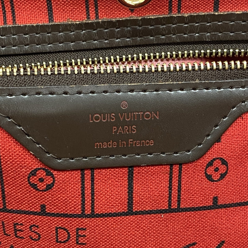 【6gd5201】ルイヴィトン トートバッグ ダミエ ネヴァーフルMM N51105 エベヌ【中古】レディース