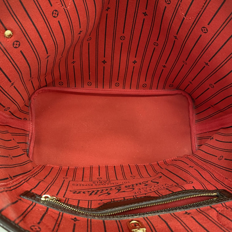 【6gd5201】ルイヴィトン トートバッグ ダミエ ネヴァーフルMM N51105 エベヌ【中古】レディース