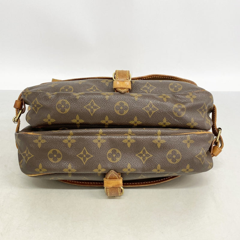 【6gd5204】ルイヴィトン ショルダーバッグ モノグラム ソミュール30 M42256 ブラウン【中古】レディース