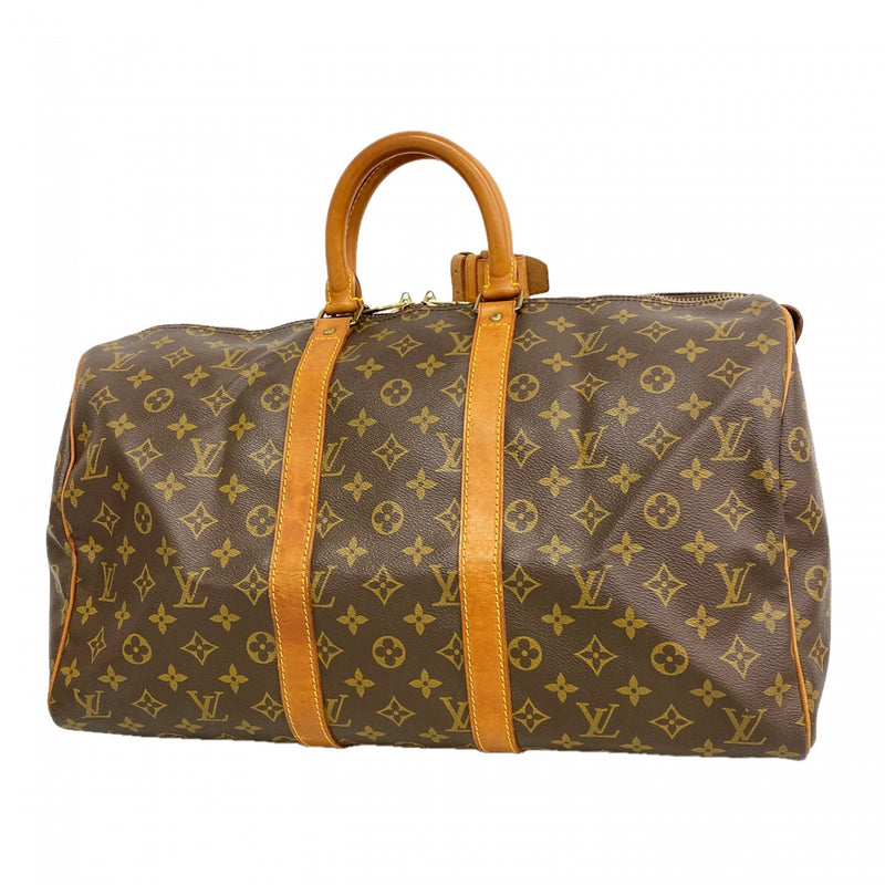 【6gd5208】ルイヴィトン ボストンバッグ モノグラム キーポル45 M41428 ブラウン【中古】メンズ レディース ユニセックス
