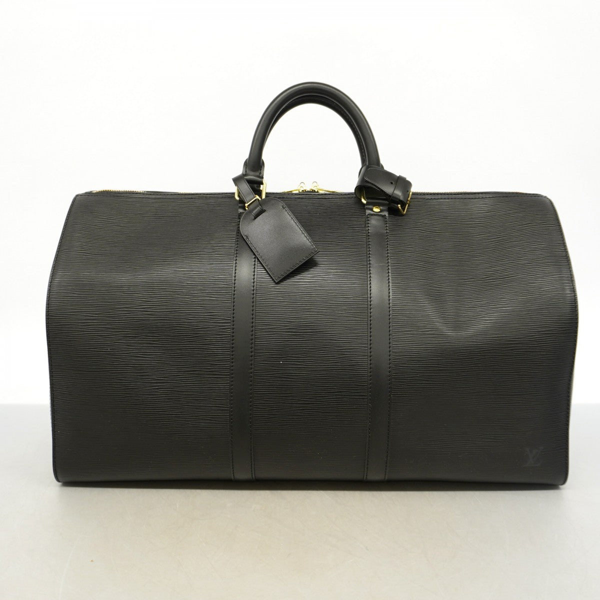 【6gd5209】ルイヴィトン ボストンバッグ エピ キーポル50 M42962 ノワール【中古】メンズ レディース ユニセックス