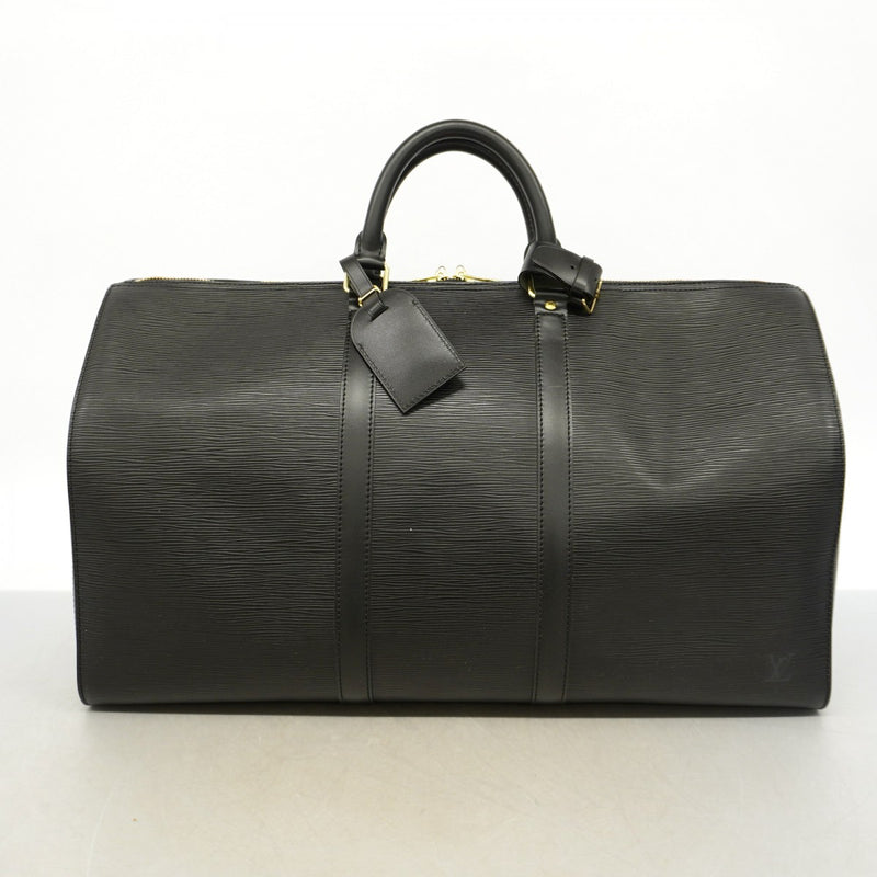 【6gd5209】ルイヴィトン ボストンバッグ エピ キーポル50 M42962 ノワール【中古】メンズ レディース ユニセックス