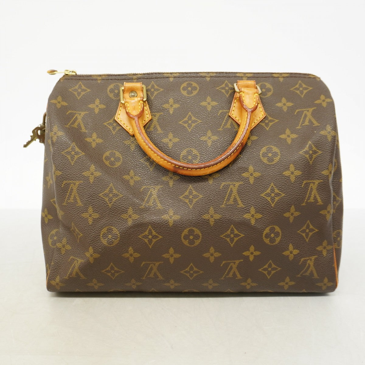 【6gd5212】ルイヴィトン ハンドバッグ モノグラム スピーディ30 M41108 ブラウン【中古】レディース