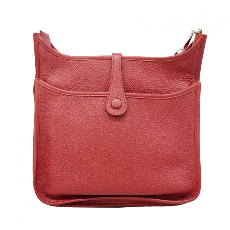 【6gd5222】エルメス ショルダーバッグ エヴリン3PM トリヨンクレマンス ローズウッド シルバー金具 □R刻印【中古】レディース