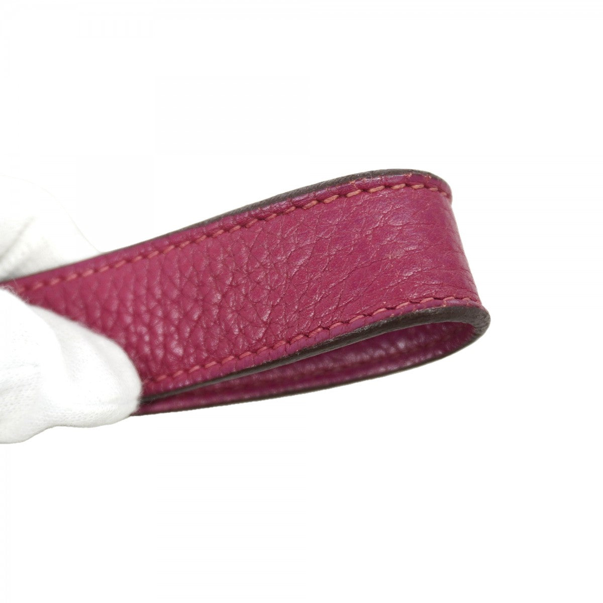 【6gd5223】エルメス ハンドバッグ ピコタンロックPM トリヨンクレマンス トスカ シルバー金具 □O刻印【中古】レディース
