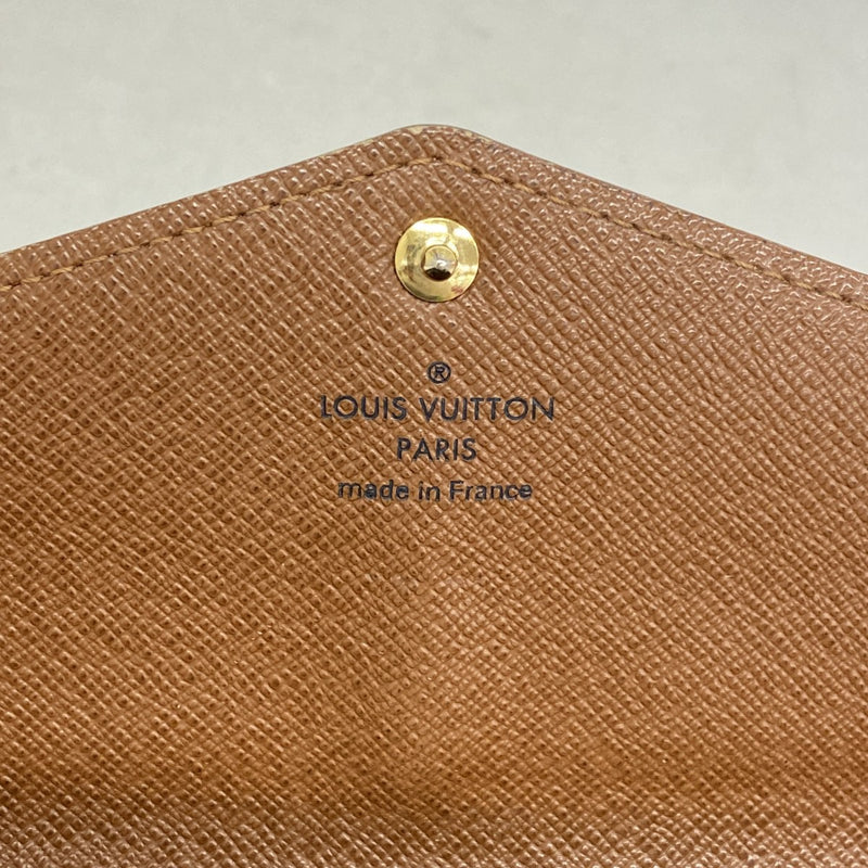 【6gd5225】ルイヴィトン 長財布 モノグラム ポルトフォイユサラ M60531 ブラウン【中古】レディース