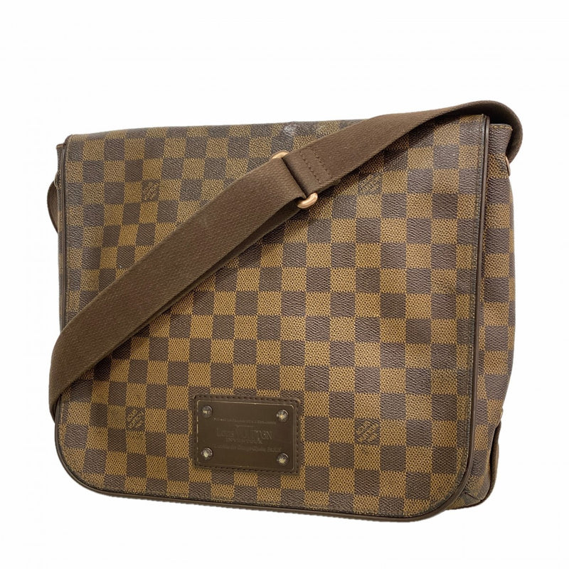 【6gd5227】ルイヴィトン ショルダーバッグ ダミエ ブルックリンMM N51211 エベヌ【中古】レディース