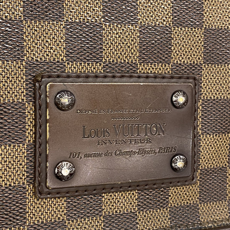 【6gd5227】ルイヴィトン ショルダーバッグ ダミエ ブルックリンMM N51211 エベヌ【中古】レディース