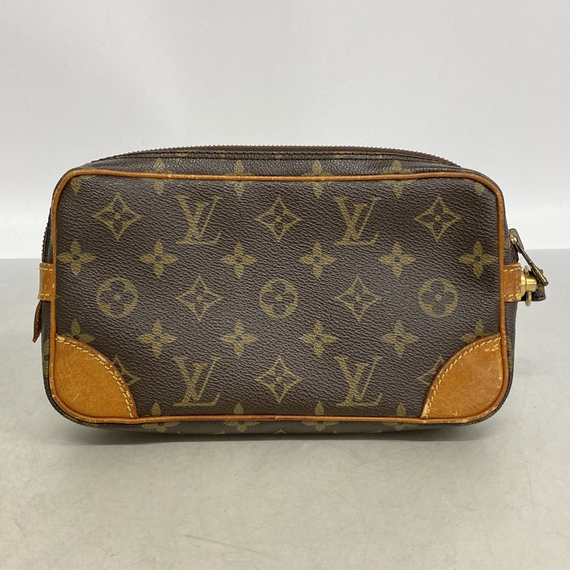 【6gd5232】ルイヴィトン クラッチバッグ モノグラム マルリードラゴンヌPM M51827 ブラウン【中古】メンズ