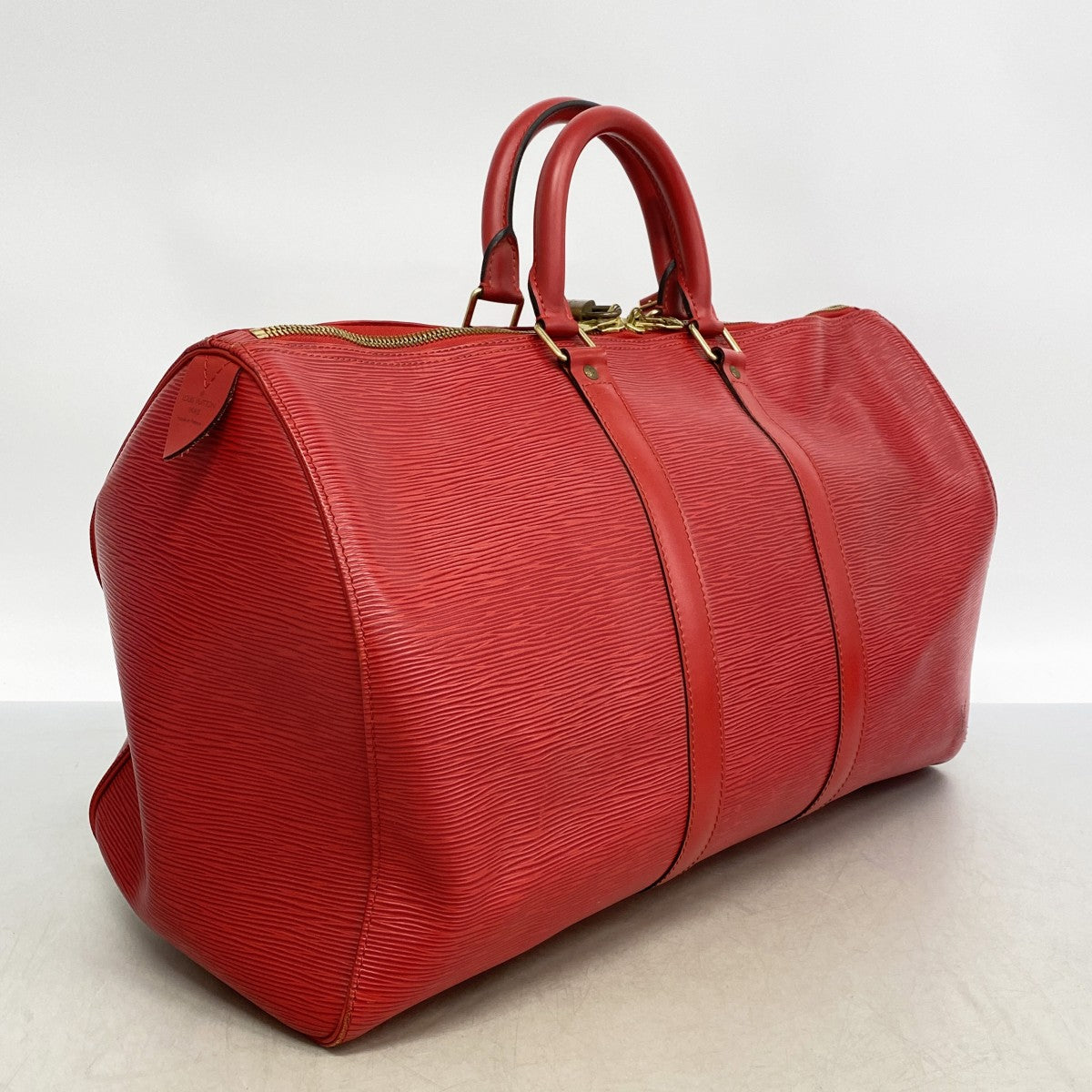 【6gd5233】ルイヴィトン ボストンバッグ エピ キーポル45 M42977 カスティリアンレッド【中古】メンズ レディース ユニセックス