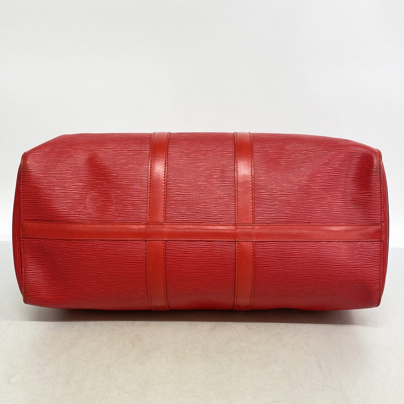 【6gd5233】ルイヴィトン ボストンバッグ エピ キーポル45 M42977 カスティリアンレッド【中古】メンズ レディース ユニセックス
