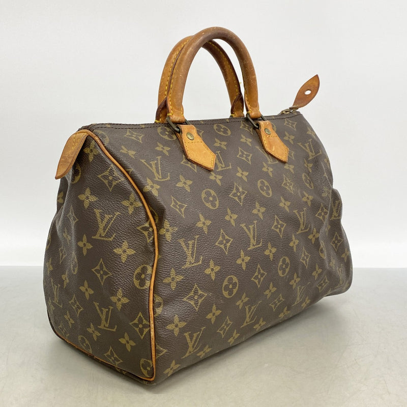 【6gd5235】ルイヴィトン ハンドバッグ モノグラム スピーディ30 M41108 ブラウン【中古】レディース