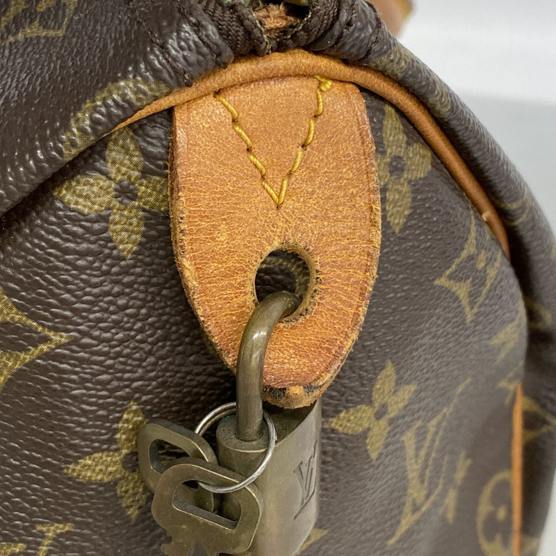 【6gd5235】ルイヴィトン ハンドバッグ モノグラム スピーディ30 M41108 ブラウン【中古】レディース
