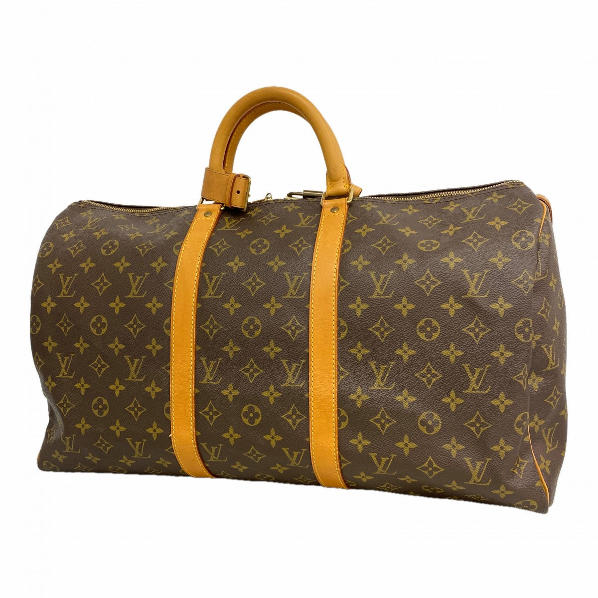 【6gd5239】ルイヴィトン ボストンバッグ モノグラム キーポル50 M41426 ブラウン【中古】メンズ レディース ユニセックス