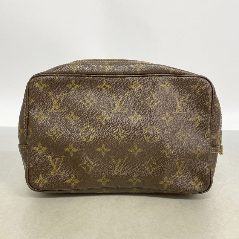 【6gd5240】ルイヴィトン ポーチ モノグラム トゥルーストワレット23 M47524 ブラウン【中古】レディース