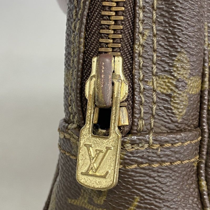 【6gd5240】ルイヴィトン ポーチ モノグラム トゥルーストワレット23 M47524 ブラウン【中古】レディース