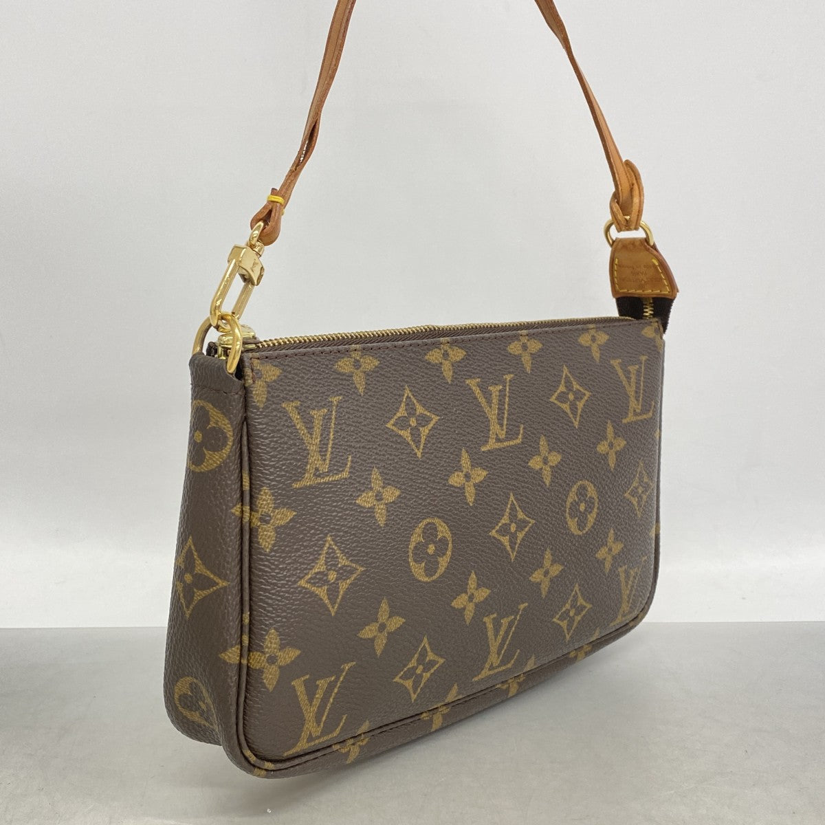 【6gd5241】ルイヴィトン ポーチ モノグラム ポシェットアクセソワール M51980 ブラウン【中古】レディース