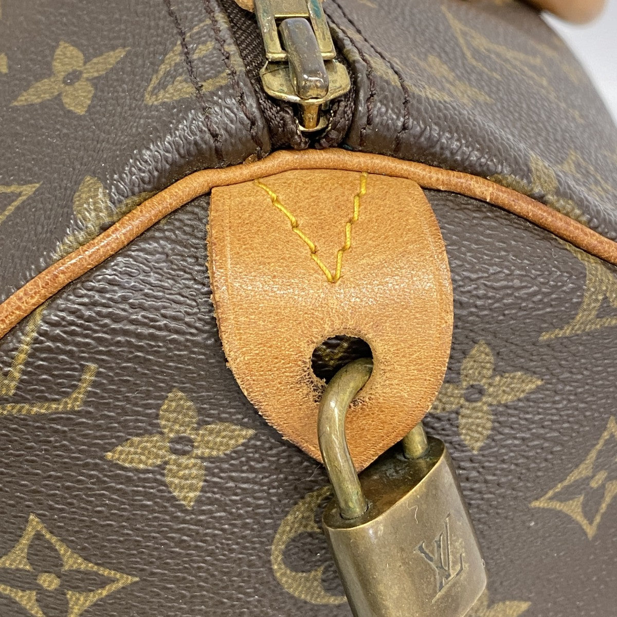 【6gd5245】ルイヴィトン ハンドバッグ モノグラム スピーディ35 M41107 ブラウン【中古】レディース