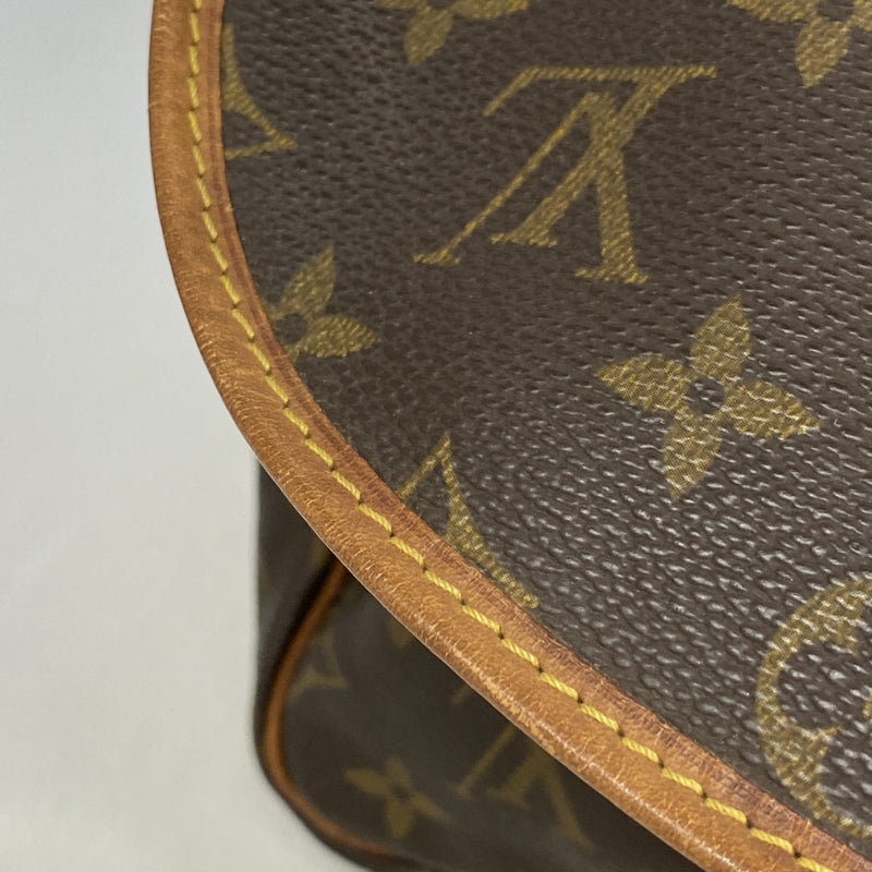 【6gd5248】ルイヴィトン ショルダーバッグ モノグラム ソミュール35 M42254 ブラウン【中古】レディース