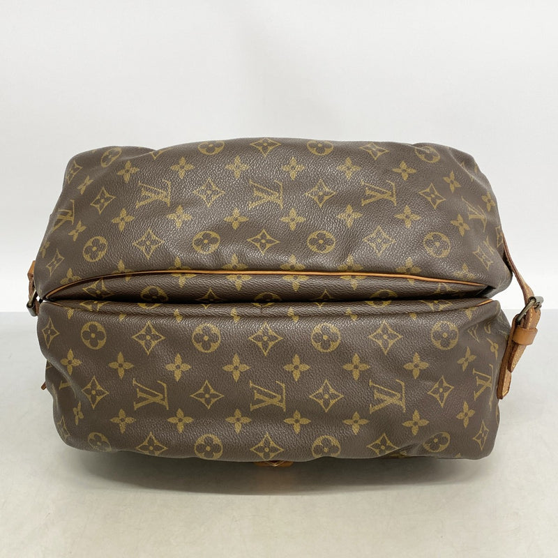 【6gd5248】ルイヴィトン ショルダーバッグ モノグラム ソミュール35 M42254 ブラウン【中古】レディース