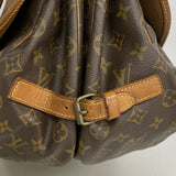 【6gd5248】ルイヴィトン ショルダーバッグ モノグラム ソミュール35 M42254 ブラウン【中古】レディース