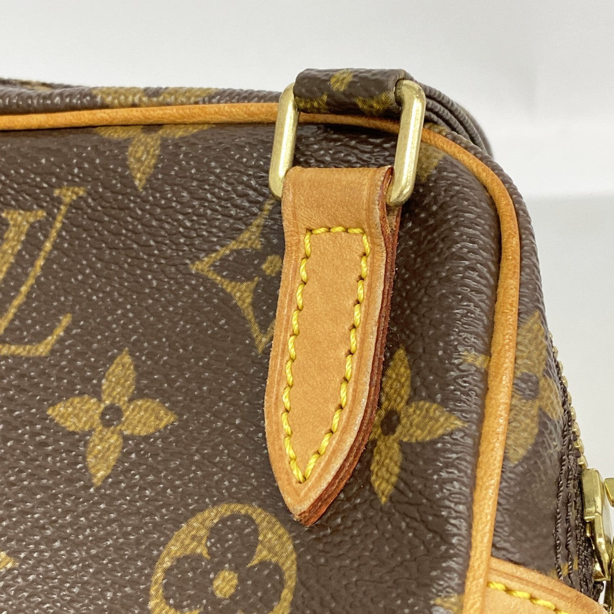 【6gd5250】ルイヴィトン ショルダーバッグ モノグラム ポシェットマルリーバンドリエール M51828 ブラウン【中古】レディース