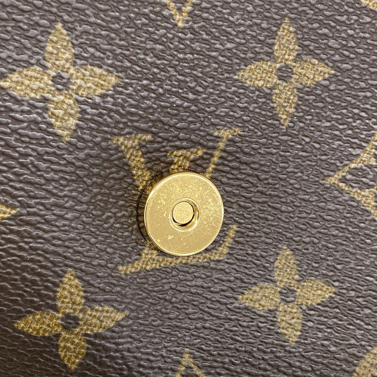 【6gd5251】ルイヴィトン ショルダーバッグ モノグラム ポシェットツインGM M51852 ブラウン【中古】レディース