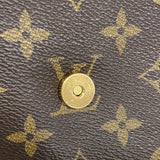 【6gd5251】ルイヴィトン ショルダーバッグ モノグラム ポシェットツインGM M51852 ブラウン【中古】レディース