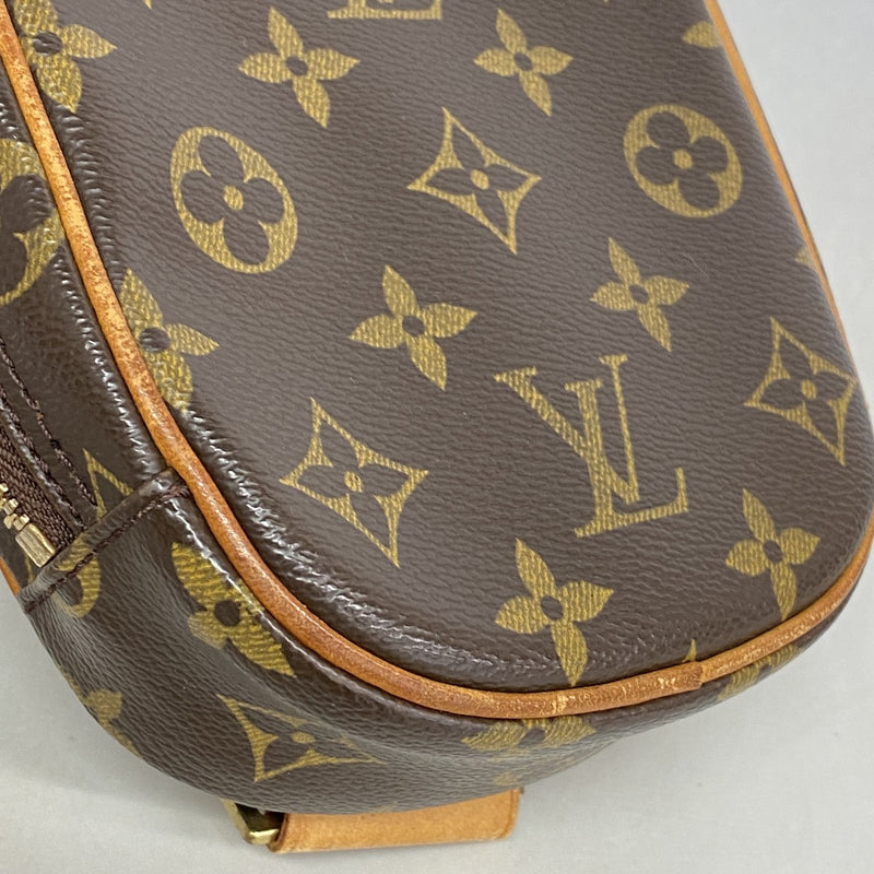 【6gd5252】ルイヴィトン ボディバッグ モノグラム ポシェットガンジュ M51870 ブラウン【中古】メンズ