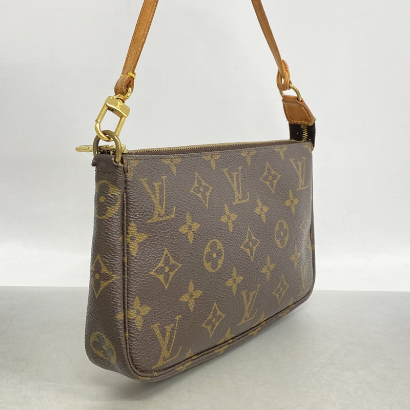 【6gd5253】ルイヴィトン ポーチ モノグラム ポシェットアクセソワール M51980 ブラウン【中古】レディース