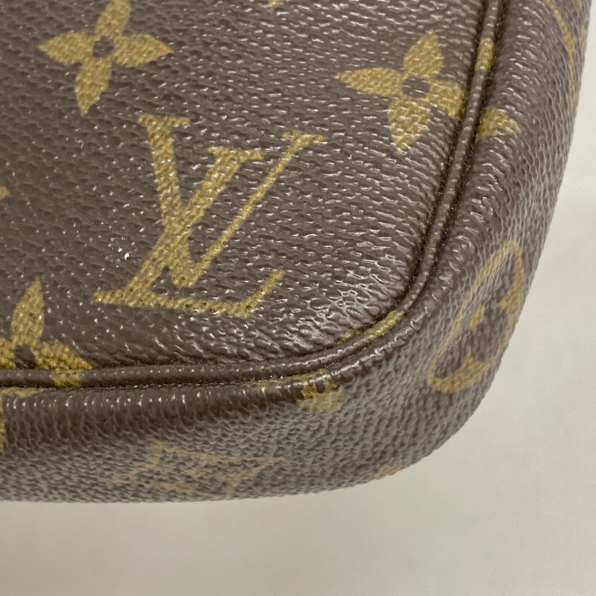 【6gd5253】ルイヴィトン ポーチ モノグラム ポシェットアクセソワール M51980 ブラウン【中古】レディース