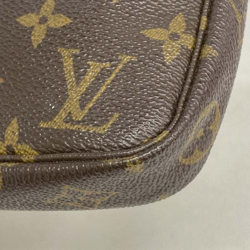 【6gd5253】ルイヴィトン ポーチ モノグラム ポシェットアクセソワール M51980 ブラウン【中古】レディース